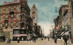 South Broad Street from Front Street in Trenton Postcard