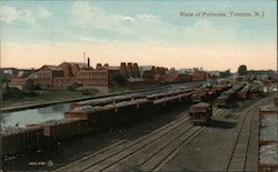 View of Potteries Postcard