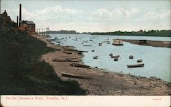 On the Delaware River Trenton, NJ Postcard Postcard Postcard