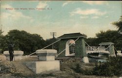 Bridge Over Waste Weir Postcard