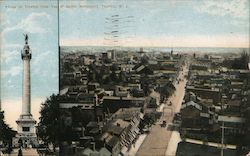 View of Trenton from Top of Battle Monument New Jersey Postcard Postcard Postcard