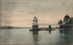 Doubling Point LIght Bath, ME Postcard Postcard Postcard