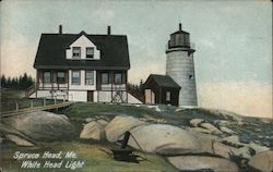 White Head Light Postcard