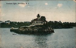 Pomham Light Providence, RI Postcard Postcard Postcard