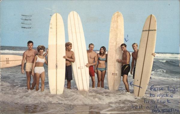 Surfers Ocean City Maryland F.W. Brueckmann L