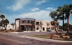 Palm Trail Plaza At Eighth Street Bridge, Designed by Alfons Bach Delray Beach, FL Postcard Postcard Postcard