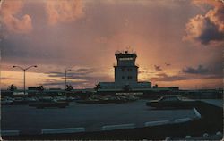 Hollywood-Fort Lauderdale International Airport at Sunset Postcard