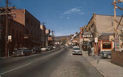 Main Street Looking North Postcard