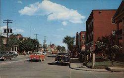 Business district Drummondville, QC Canada Quebec Paul Henault Postcard Postcard Postcard