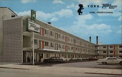 York Travelodge Pennsylvania Postcard Postcard Postcard