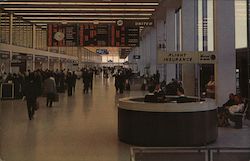 Lobby Ticket Area Chicago O'Hare International Airport Illinois Postcard Postcard Postcard