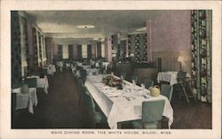 Main Dining Room, The White House Biloxi, MS Postcard Postcard Postcard