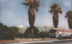San Joaquin Valley, California - Served by Continental Trailways Thruliners Blotter