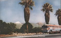 San Joaquin Valley, California - Served by Continental Trailways Thruliners Blotter Blotter Blotter