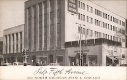 Saks Fifth Avenue Postcard