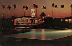 Sunset at the Fairway Motor Hotel Postcard