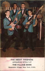 The Ascot Twisters Appearing nitely at the Village Barn Postcard