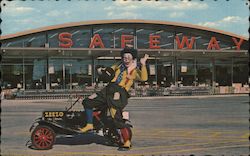 Safeway Supermarket - Zeezo the Clown Advertising Postcard Postcard Postcard Postcard