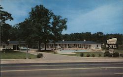 View of the Virginian Motel Postcard