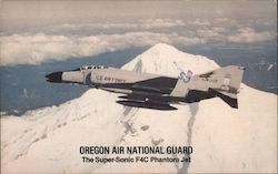 Oregon Air National Guard, The Super-Sonic F4C Phantom Jet Postcard Postcard Postcard