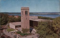 University of Wisconsin - Carillon Tower, Social Science Building, Picnic Point, Lake Mendota Postcard