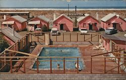 Hill's Oceanview Cottages Postcard