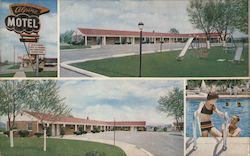 Alpine Motel Inkster, MI Postcard Postcard Postcard