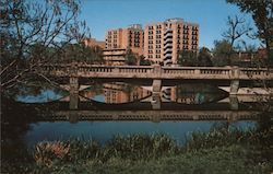 Twin Towers Residence Hall Emporia State University Kansas Postcard Postcard Postcard