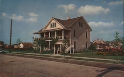 The Albright Apartments and Efficiency Rooms Postcard