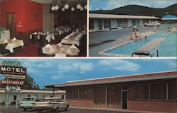 Black’s Motel and Restaurant Fort Payne, AL C.L. Bence Postcard Postcard Postcard