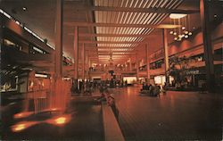 Interior of Midtown Plaza Postcard