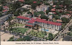 Princess Issena Hotel, Inn & Cottages Daytona Beach, FL Postcard Postcard Postcard