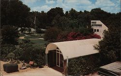 Great Masterpiece entrance and Garden Postcard