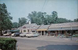 Post Office and Shops Postcard