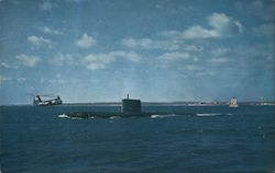 U.S.S. Nautilus, First Nuclear-Powered Submarine Ships Postcard Postcard Postcard