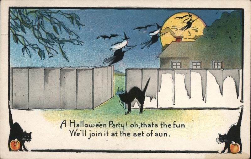 A Halloween Party Witches & Cats