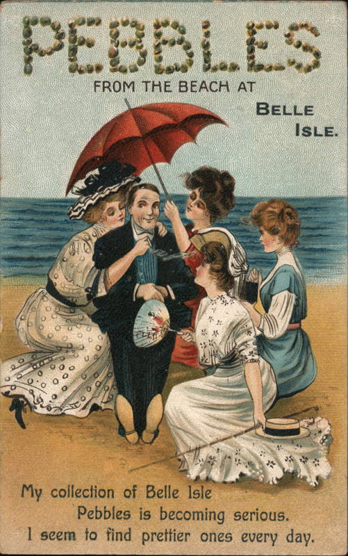 Pebbles From the Beach at Belle Isle Comic, Funny