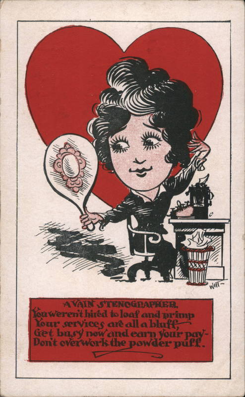 A Vein Stenographer Comic, Funny