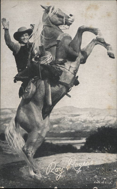 Roy Rogers Actors Postcard