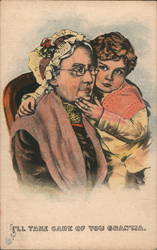 I'll Take Care of You Gran'Ma Postcard