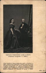 Ferdinand Laub S Choti and His Wife Anna Postcard