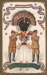 Thanksgiving Greetings Postcard