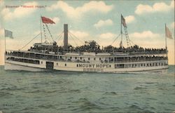 Steamer "Mount Hope" at Sea Steamers Postcard Postcard Postcard