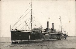 23.S Nazareth Le Paquebot Transatlantique La Navarre Postcard