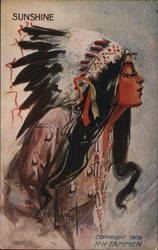 Sunshine Native Americana L. Peterson Postcard Postcard Postcard