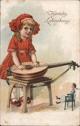 Hearty Congratulations [dnk. Hjertelig Lykönskning] Postcard