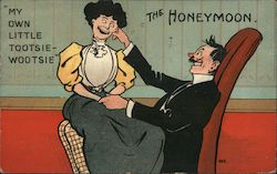 The Honeymoon "My Own Little Tootsie-Wootsie" Postcard Postcard Postcard