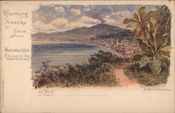 Hamburg-Amerika Linie, Cruise to the West Indies Postcard