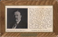 Theodore Roosevelt 25th President of the U.S. Postcard