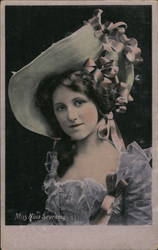 Miss Nina Sevening Portrait Postcard